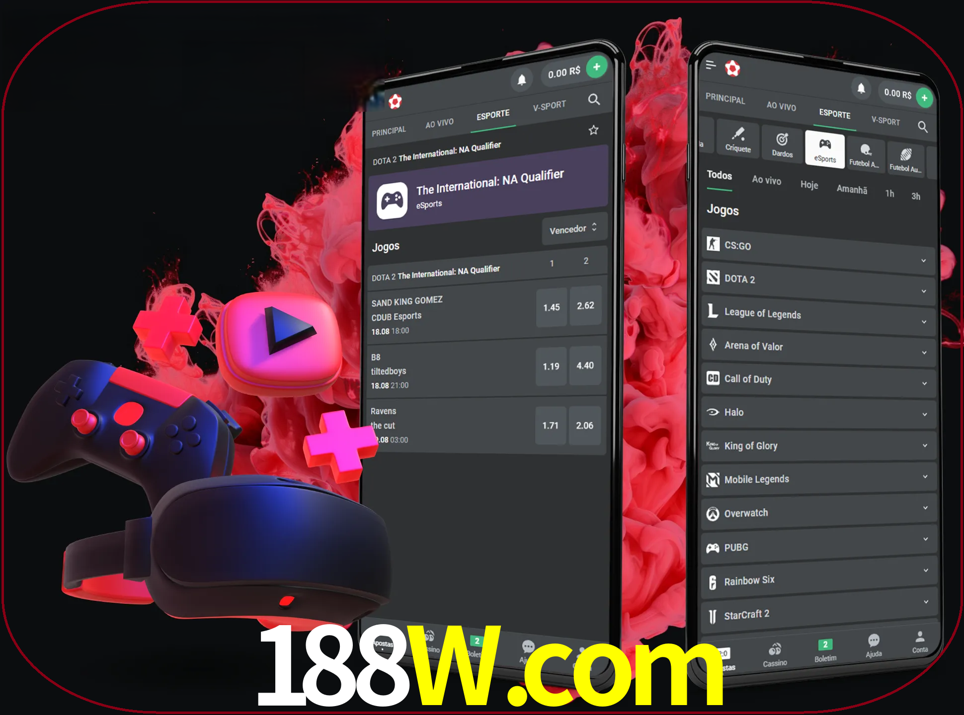 Para ter a aplicação móvel 188w no seu smartphone, basta descarregar o ficheiro apk e seguir as instruções.