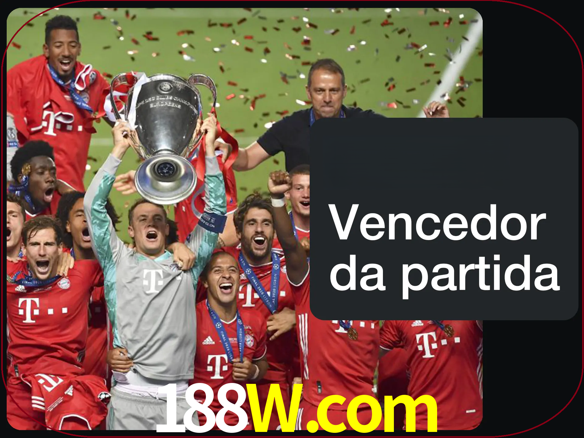 Aposte no vencedor e ganhe uma grande quantia de dinheiro.