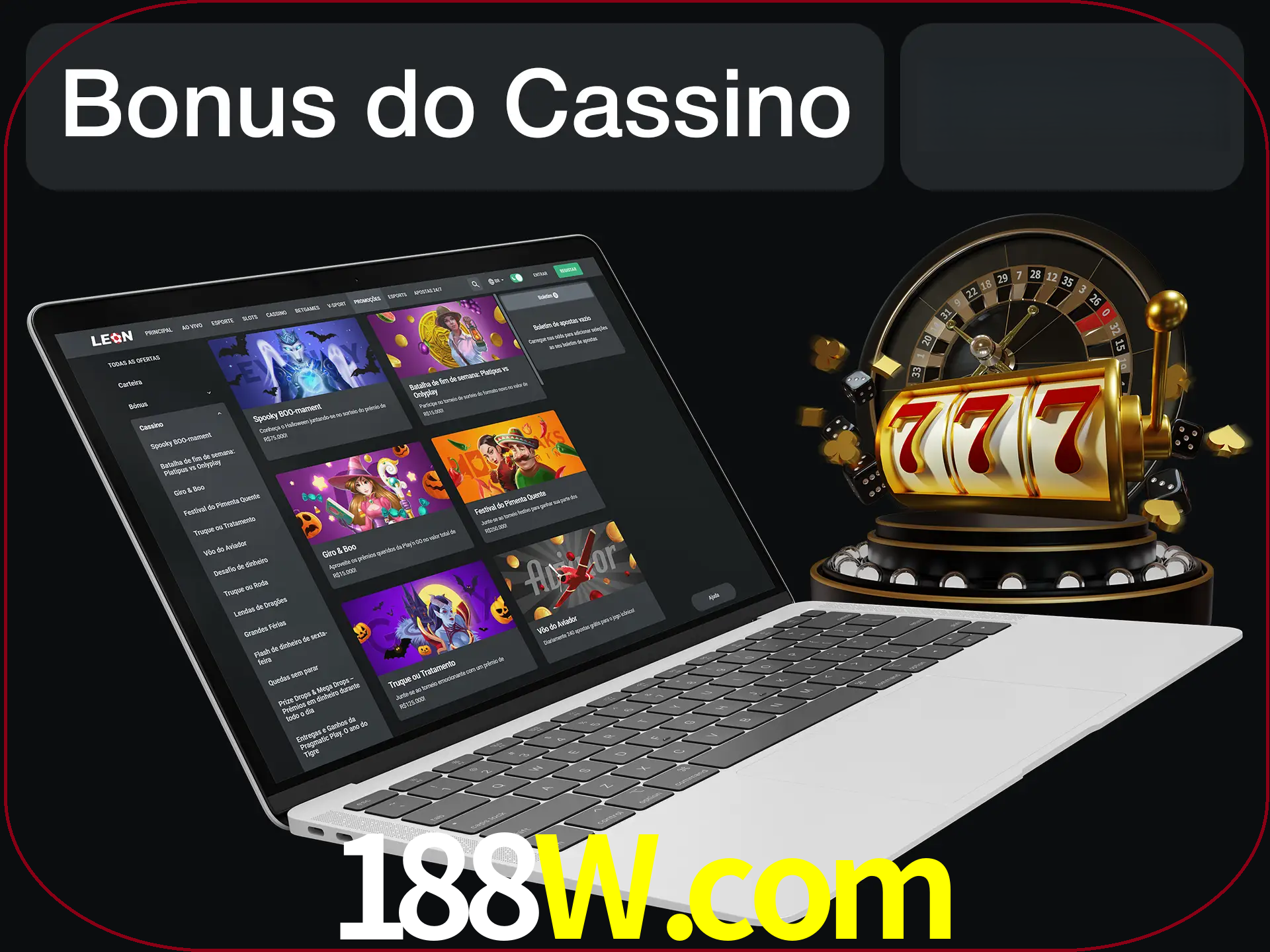 Use o bônus do cassino para começar melhor.